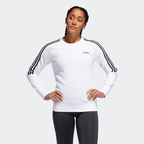 adidas 3 stripes sweater